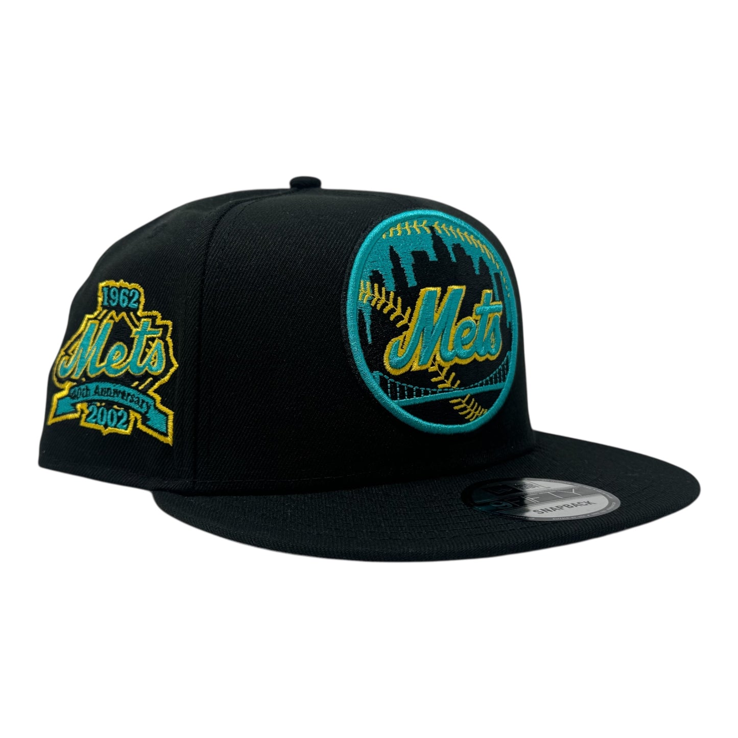 New York Mets 1962- 2002 Anniversary patch Snapback Hat to Match Gamma 11