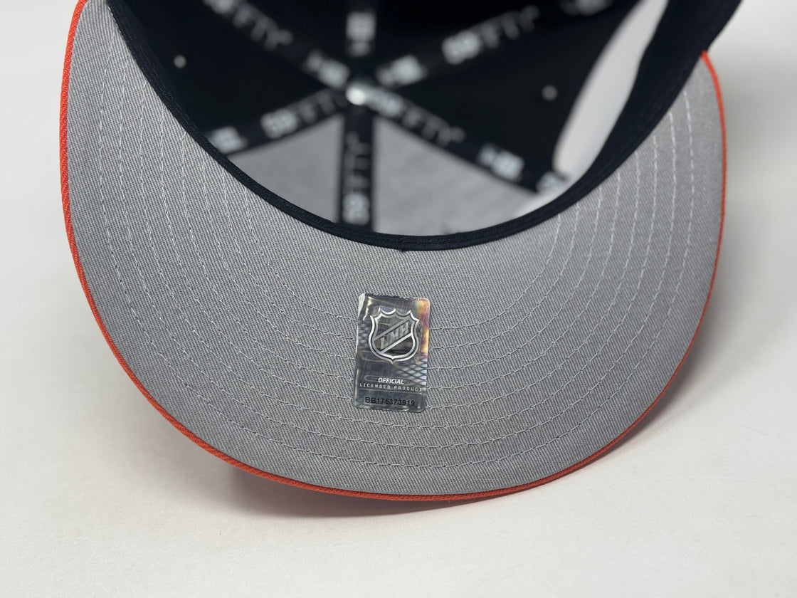 Anaheim Ducks Stanley Cup Champions Fitted Hats-Black Orange