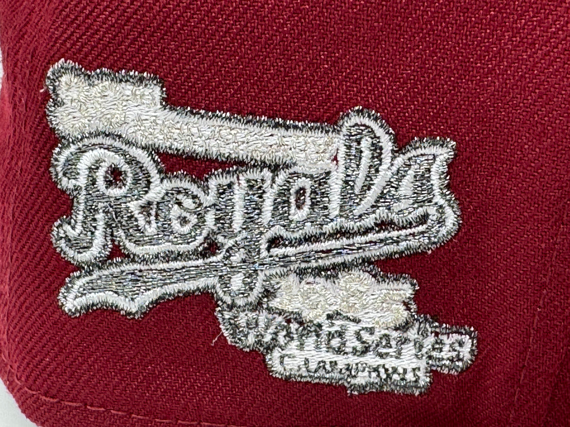 Kansas City Royals 1985 World Series Champions Burgundy 59Fifty New Era Fitted Hat