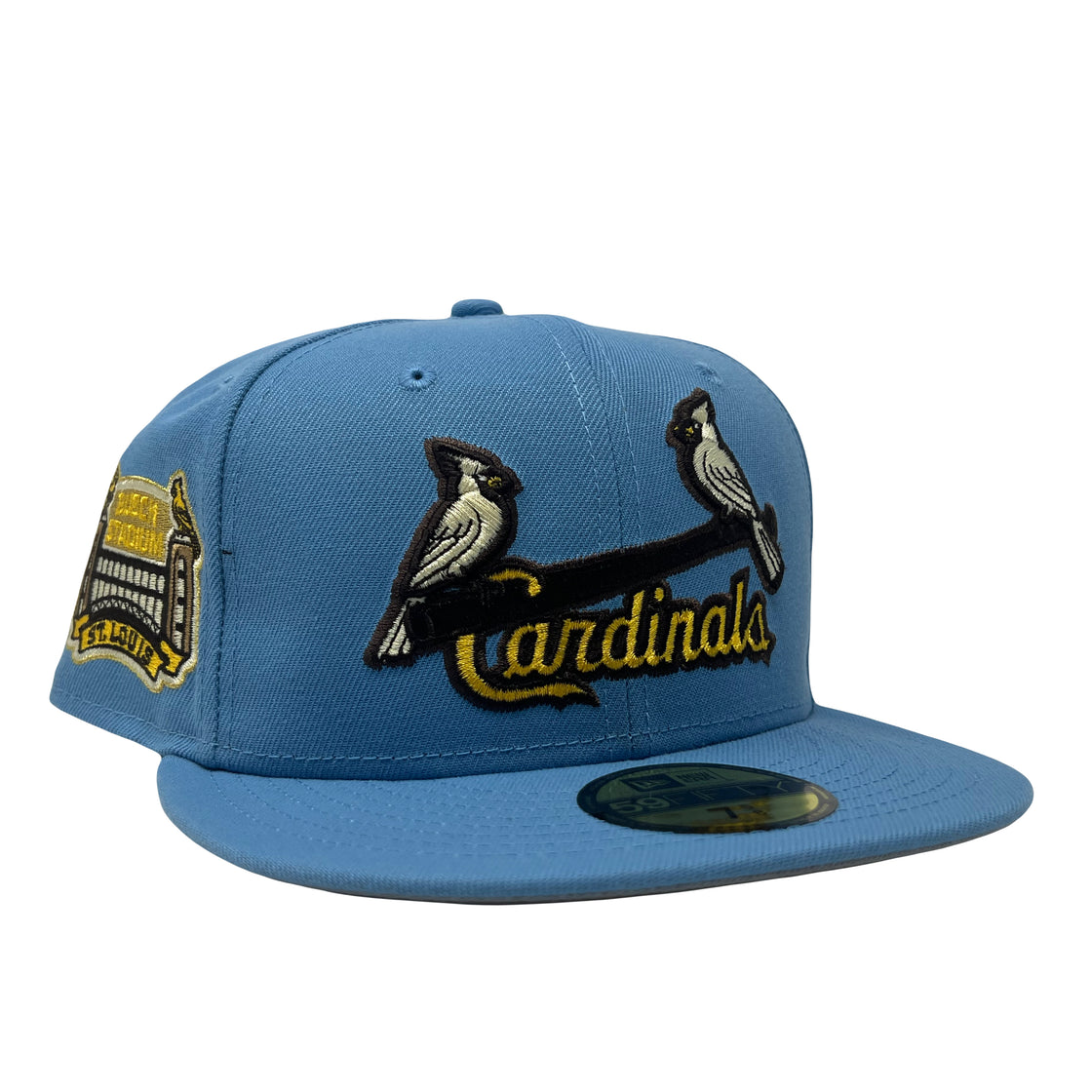 St. Louis Cardinals Busch Stadium Final Season Sky Blue New Era Fitted Hat