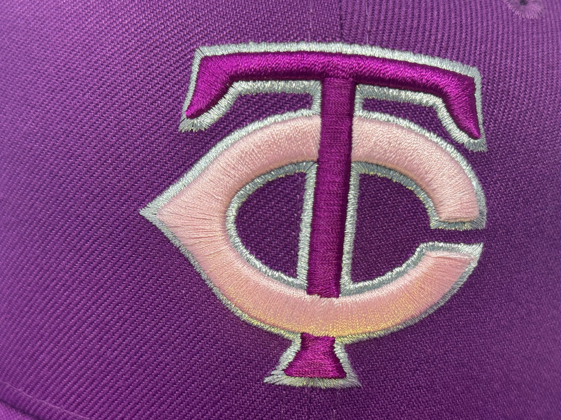 Minnesota Twins 40th Anniversary Sparkling Grape Fitted Hat