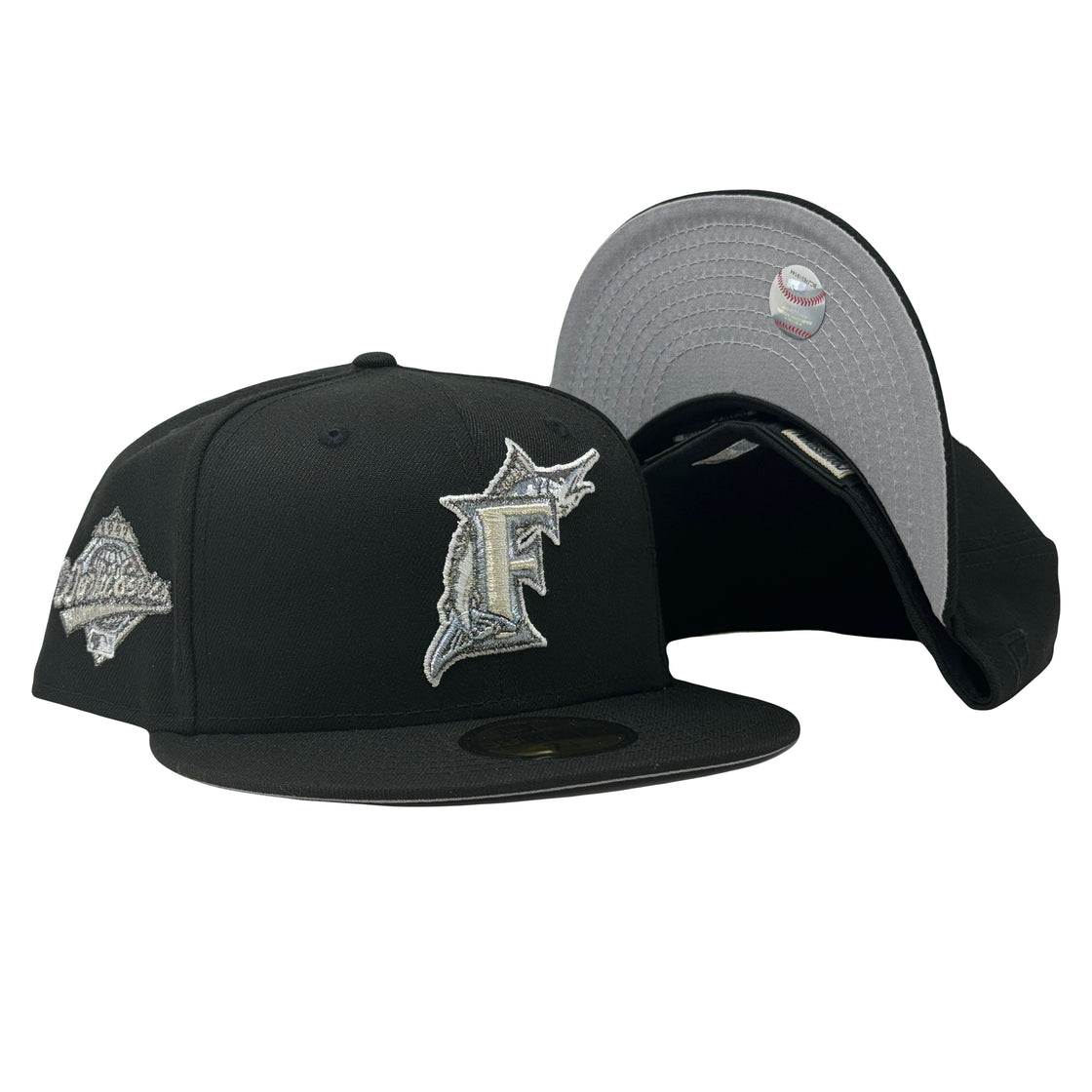 Florida Marlins 1997 World Series Metallic Pack 59Fifty New Era Fitted Hat