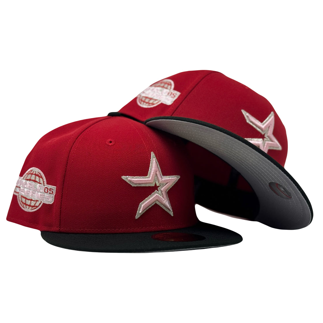 Houston Astros 2005 World Series Valentine Day Pack Fitted Hats