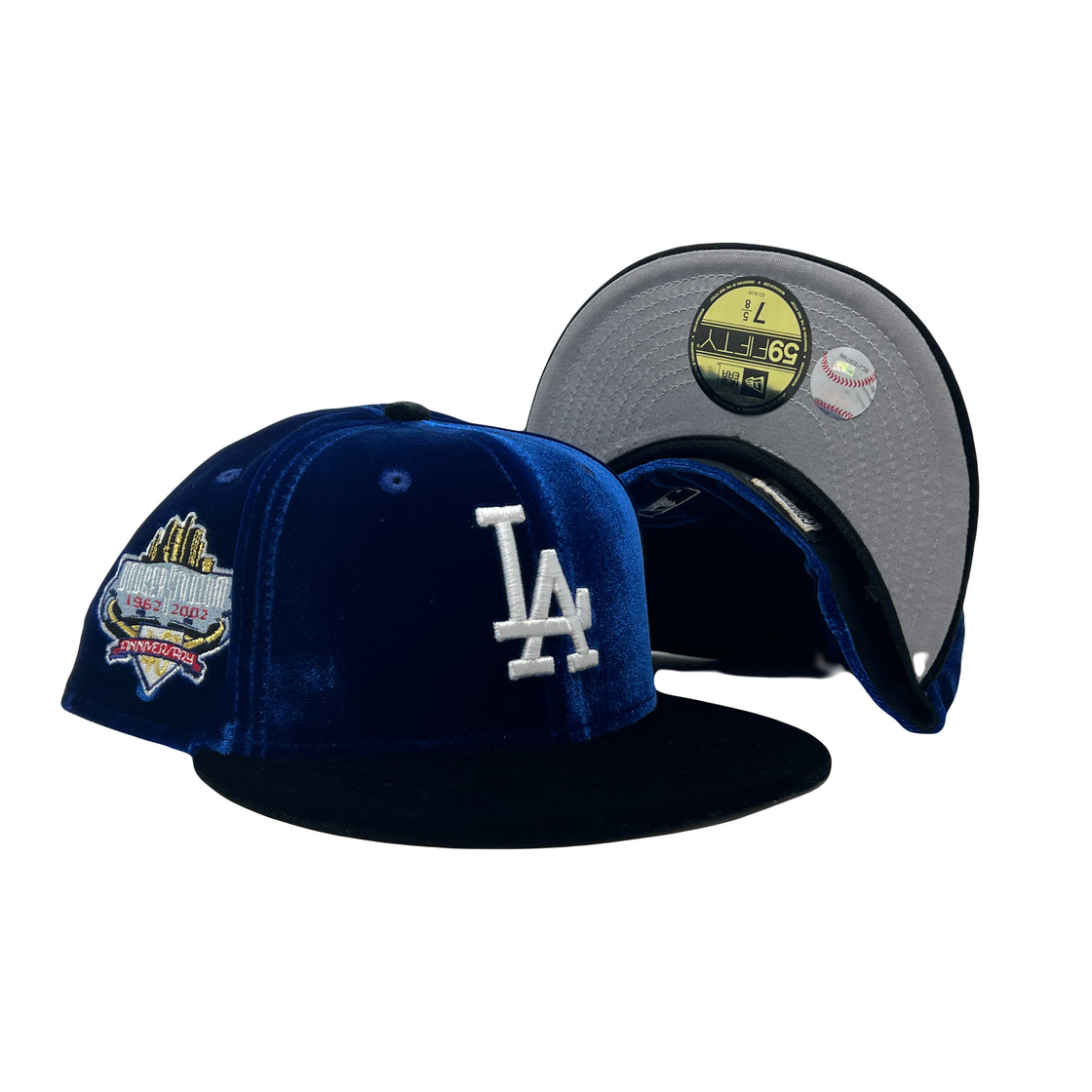 Los Angeles Dodgers 40th Anniversary Velvet Collection New Era Fitted Hat