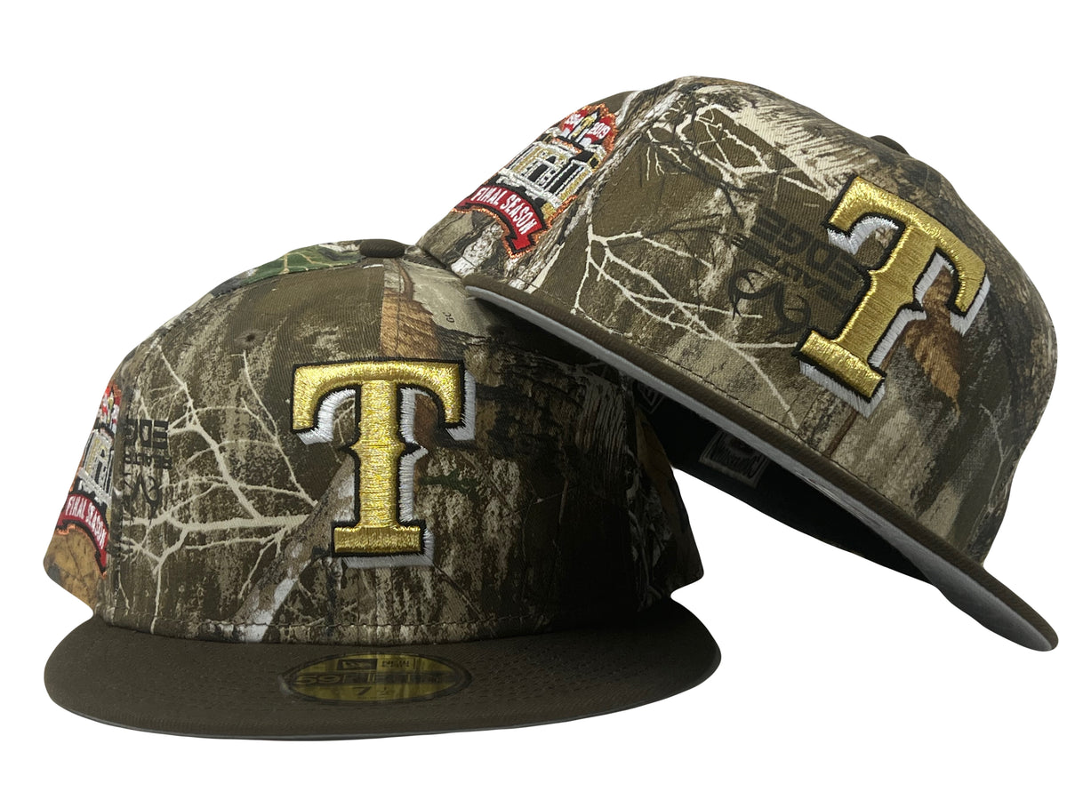 Texas Rangers Final Season New Era 59Fifty Fitted Hat (RealTree