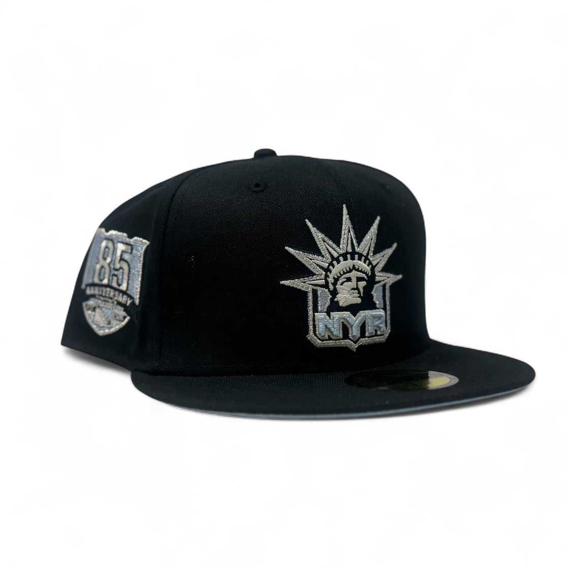 New York Rangers 85th Anniversary Icy Brim Fitted Hats