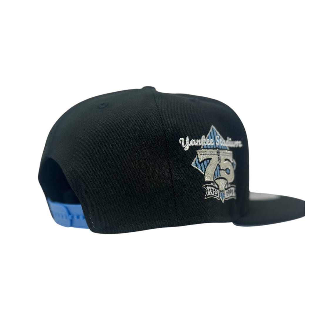 New York Yankees 75th Anniversary Icy Brim Snapback Hat-Black