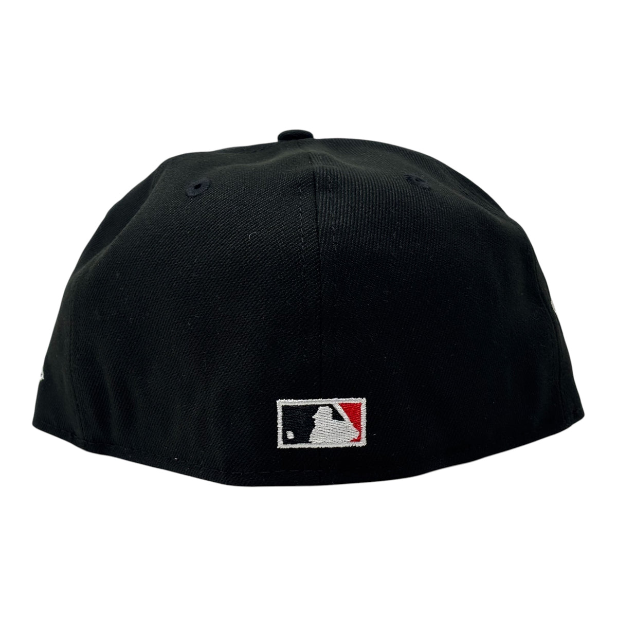 New York Yankees 1999 World Series with heart red Brim Fitted Hat-Black