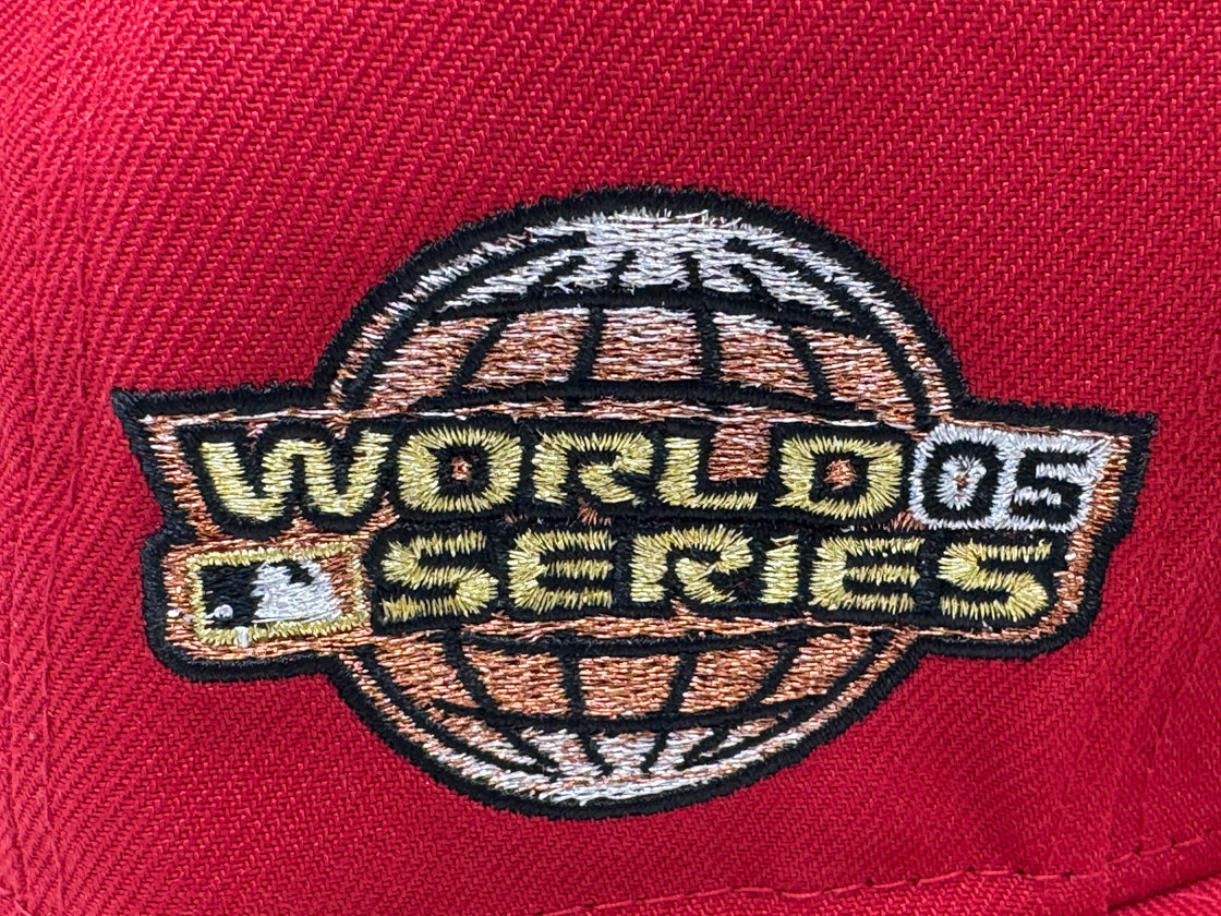 Chicago White Sox VS Houston Astros 2005 World Series Red 59Fifty New Era Fitted Hat