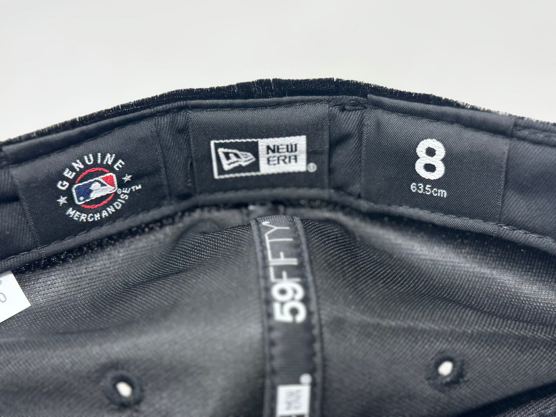 New York Yankees 2024 World Series Black Velvet Fitted Hats