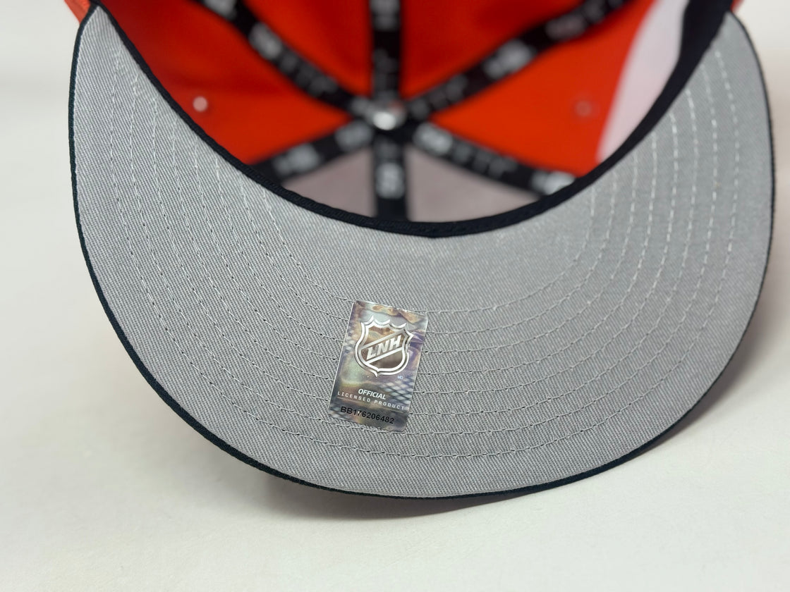 Anaheim Ducks Stanley Cup Champions Fitted Hats-Orange