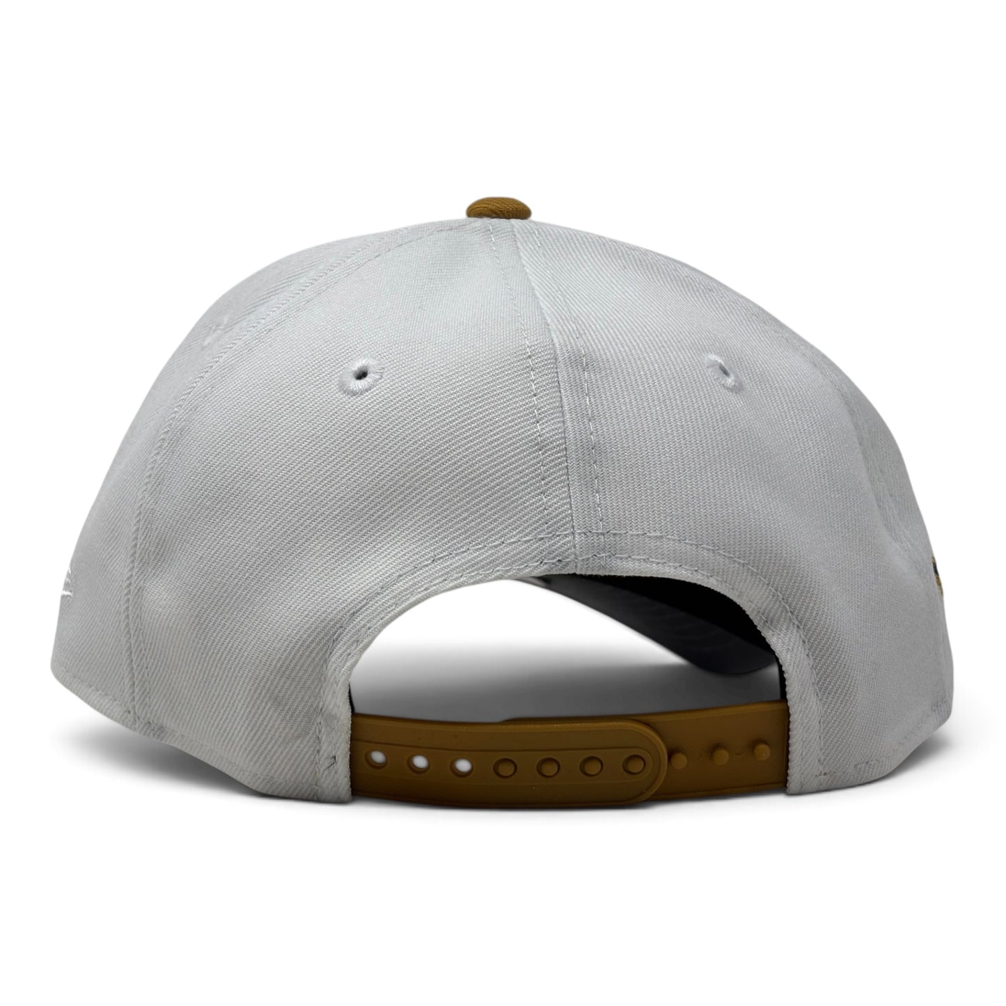 Anaheim Angels 9Forty New Era A-Frame Snapback Hat-White Mustard Gold