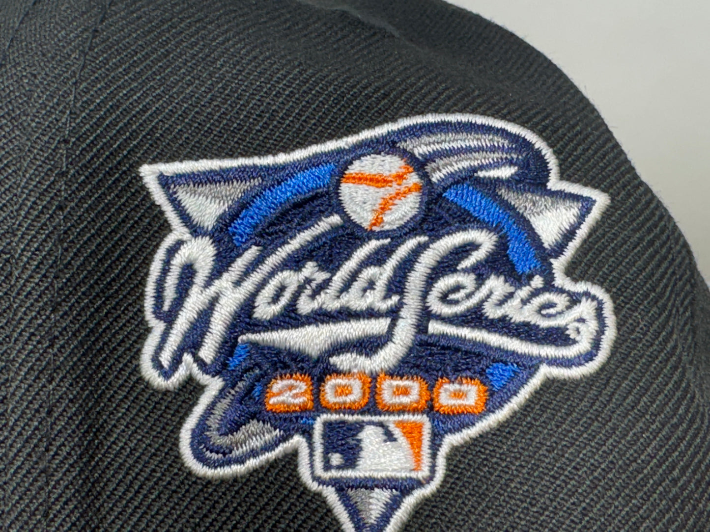 New York Mets 2000 World Series Black Royal Blue 59Fifty New Era Fitted Hat