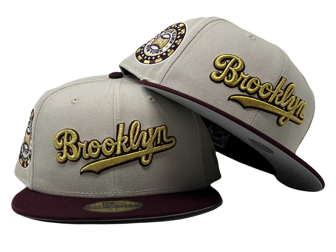 Stone Pack Brooklyn Dodgers 1942 All Star Game New Era Fitted Hat