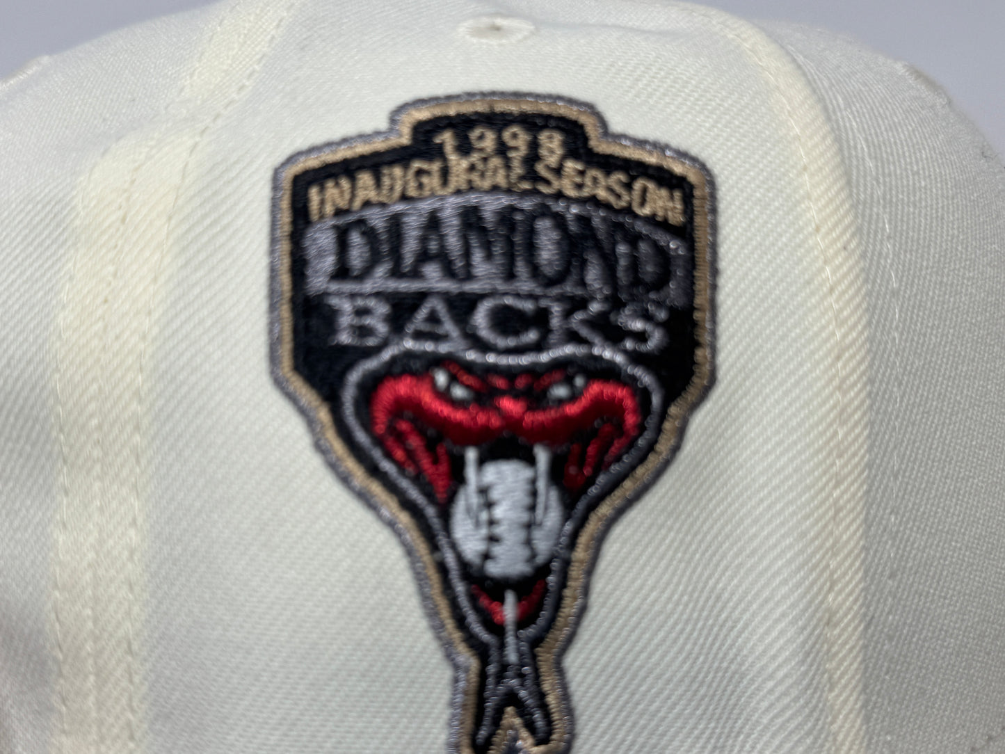 Arizona Diamondbacks 1998 Inaugural Season Off White Camel Fitted Hats