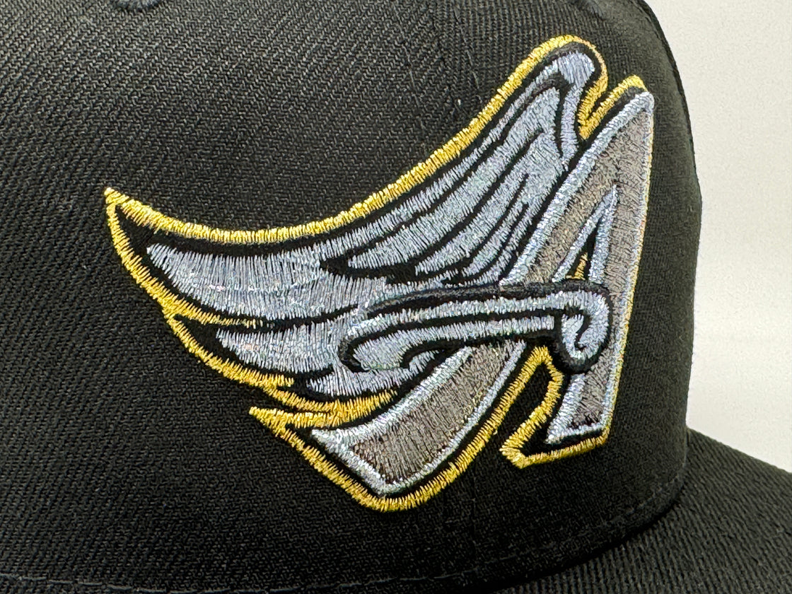 Los Angeles Angels 50th Anniversary Metallic Pack 59Fifty New Era Fitted Hat