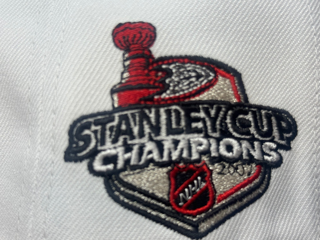 Anaheim Ducks Stanley Cup Champions Fitted Hats-White Black