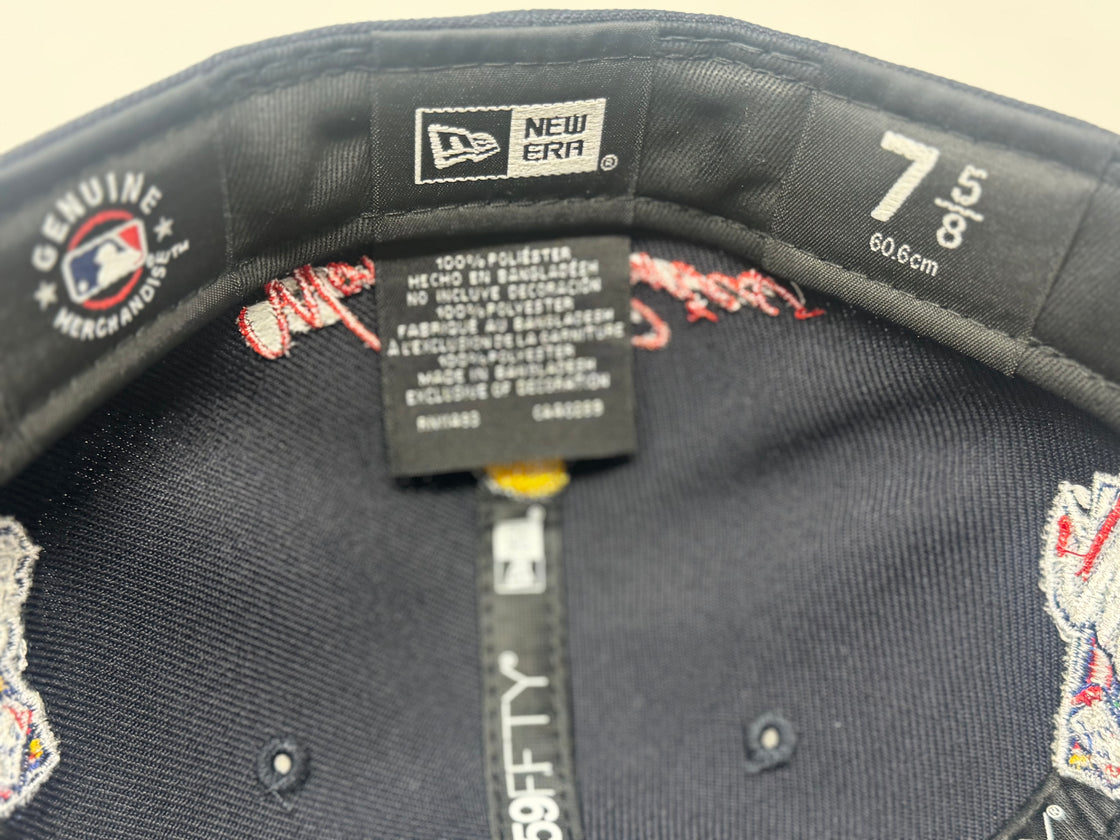 New York Yankees 27X Champions Multi Logo Navy Blue Fitted Hats