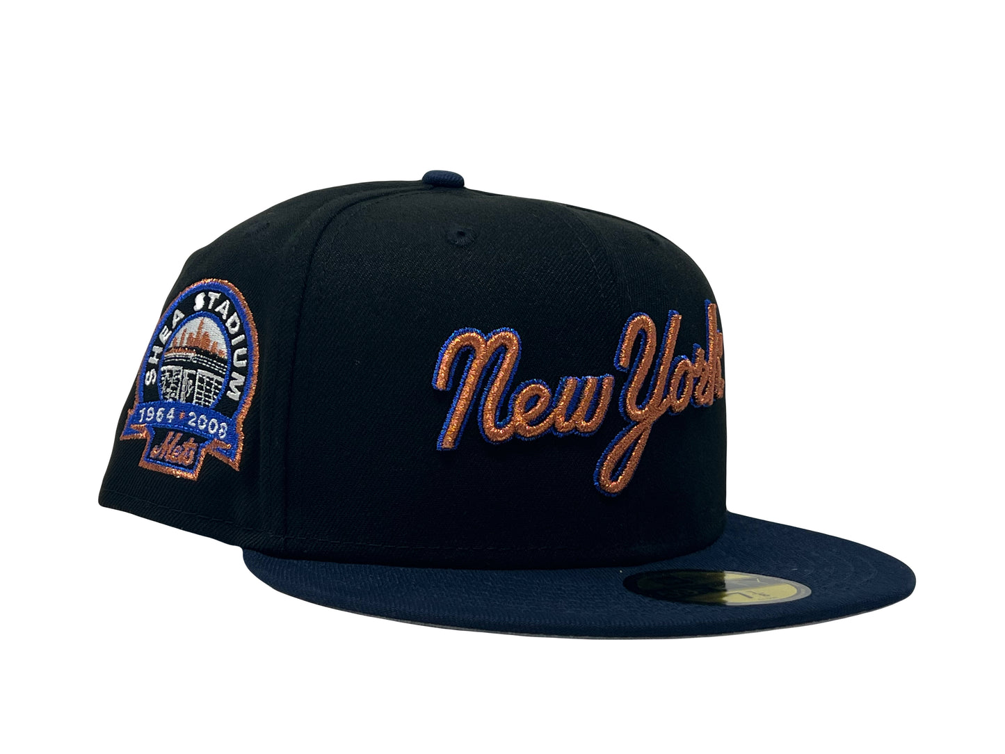 Black NY Mets 1964-2003 Shea Stadium New Era Fitted Hat