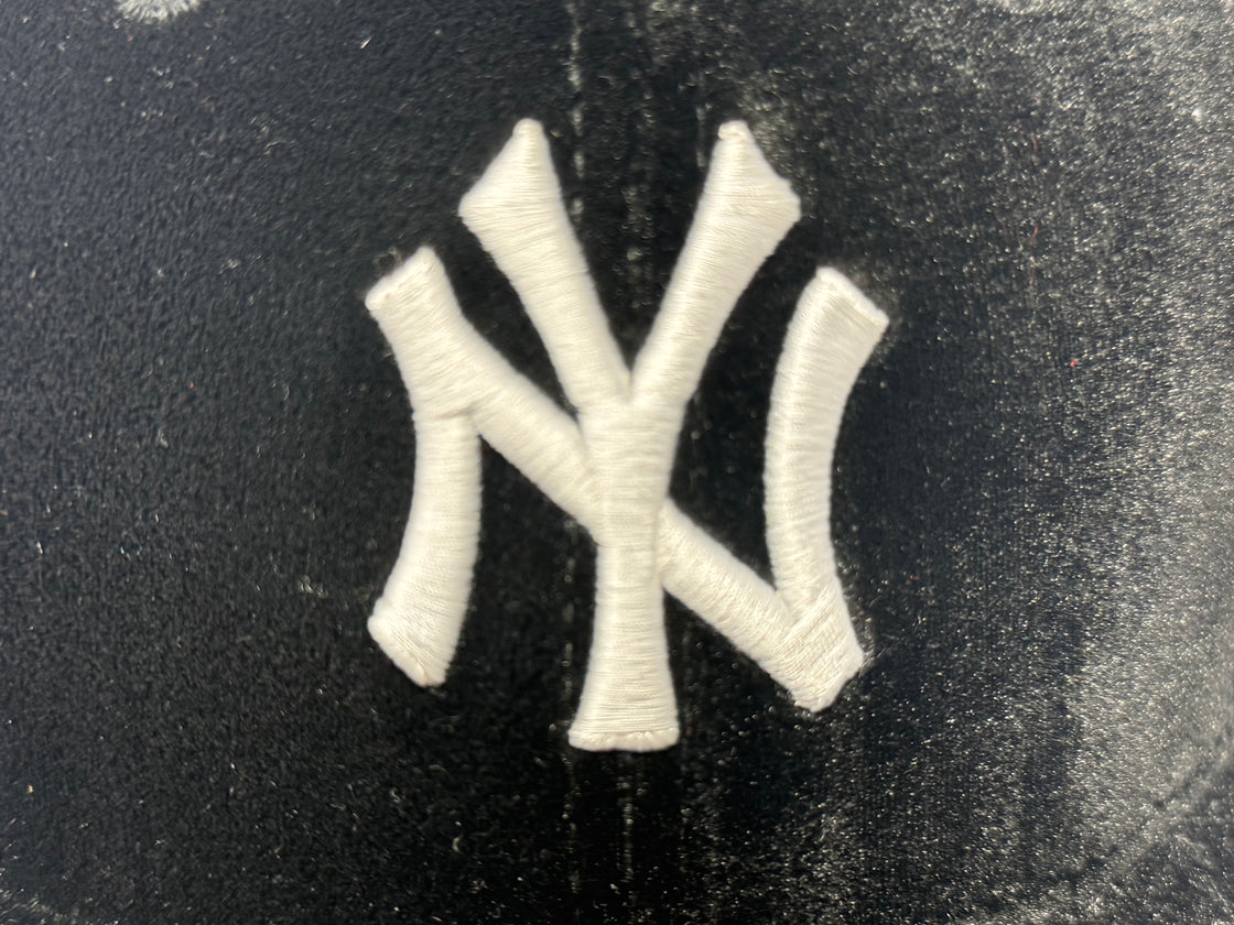 New York Yankees 2024 World Series Black Velvet Fitted Hats