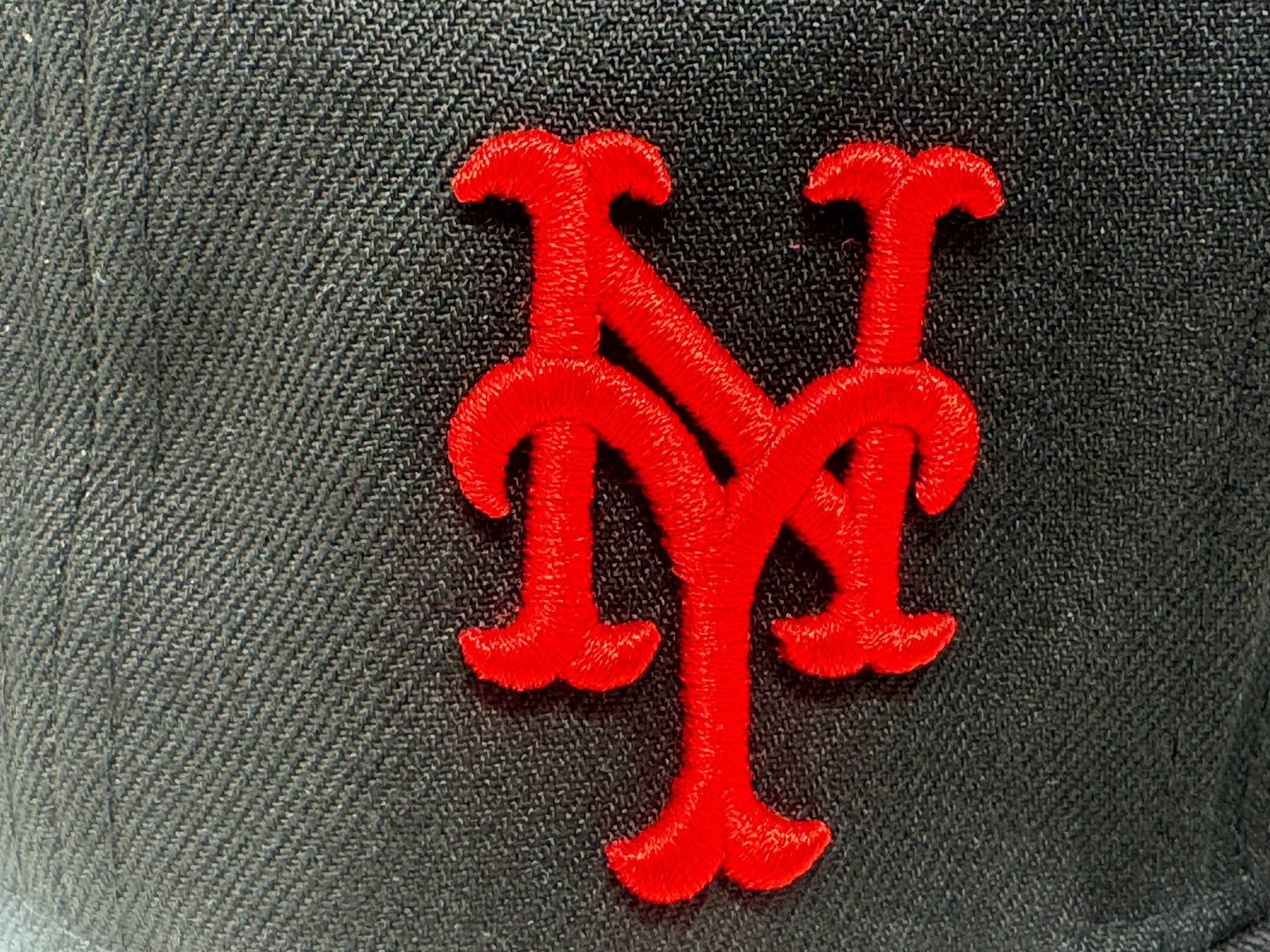 New York Mets Cartoon 59FIFTY QNS New Era Fitted Hat -Black