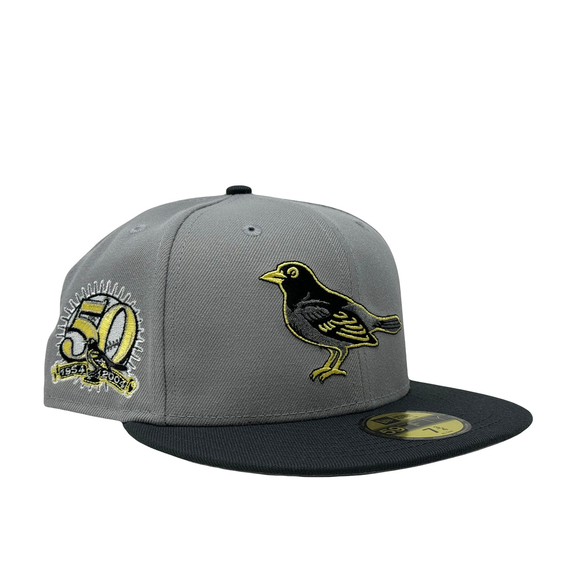 Baltimore Orioles 50th Anniversary 5950 Gray New Era Fitted Hat