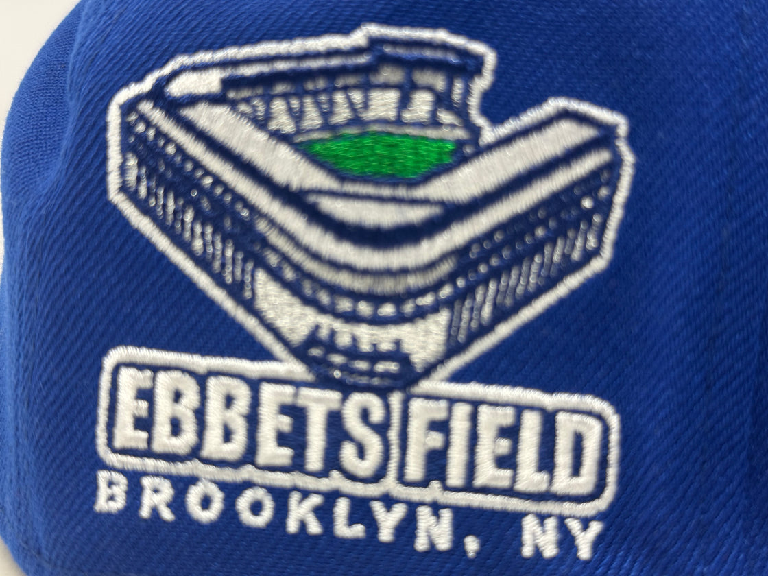 Brooklyn Dodgers Ebbets Field Light Royal Fitted Hats