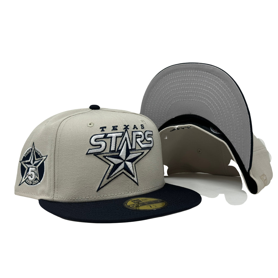 Texas Stars 5th Anniversary Patch Logo New Era Fitted Hat