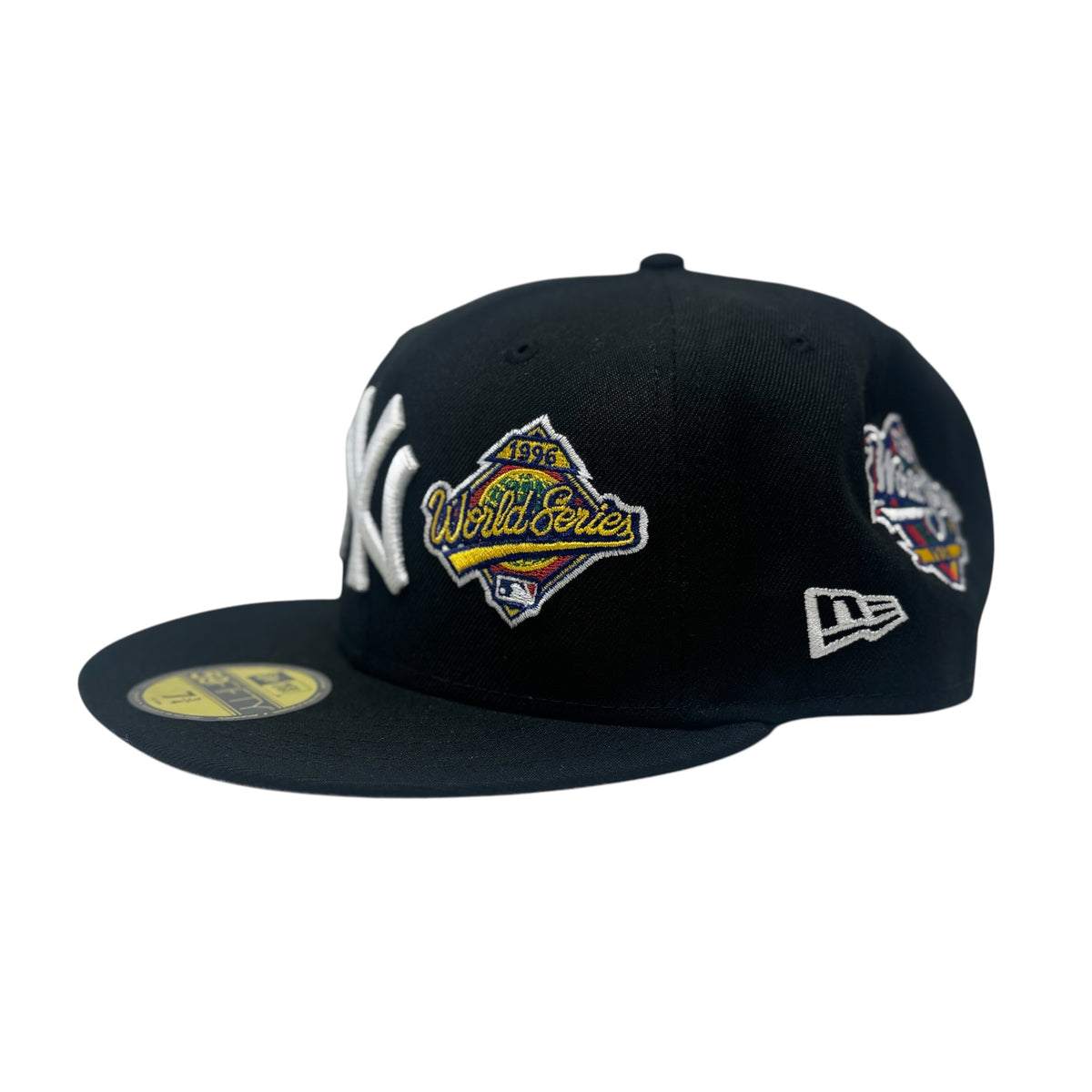 Black New York Yankees 27X Champions Multi Logo Fitted Hats