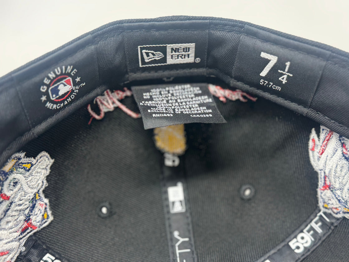 New York Yankees 27X Champions Multi Logo Fitted Hats-Black