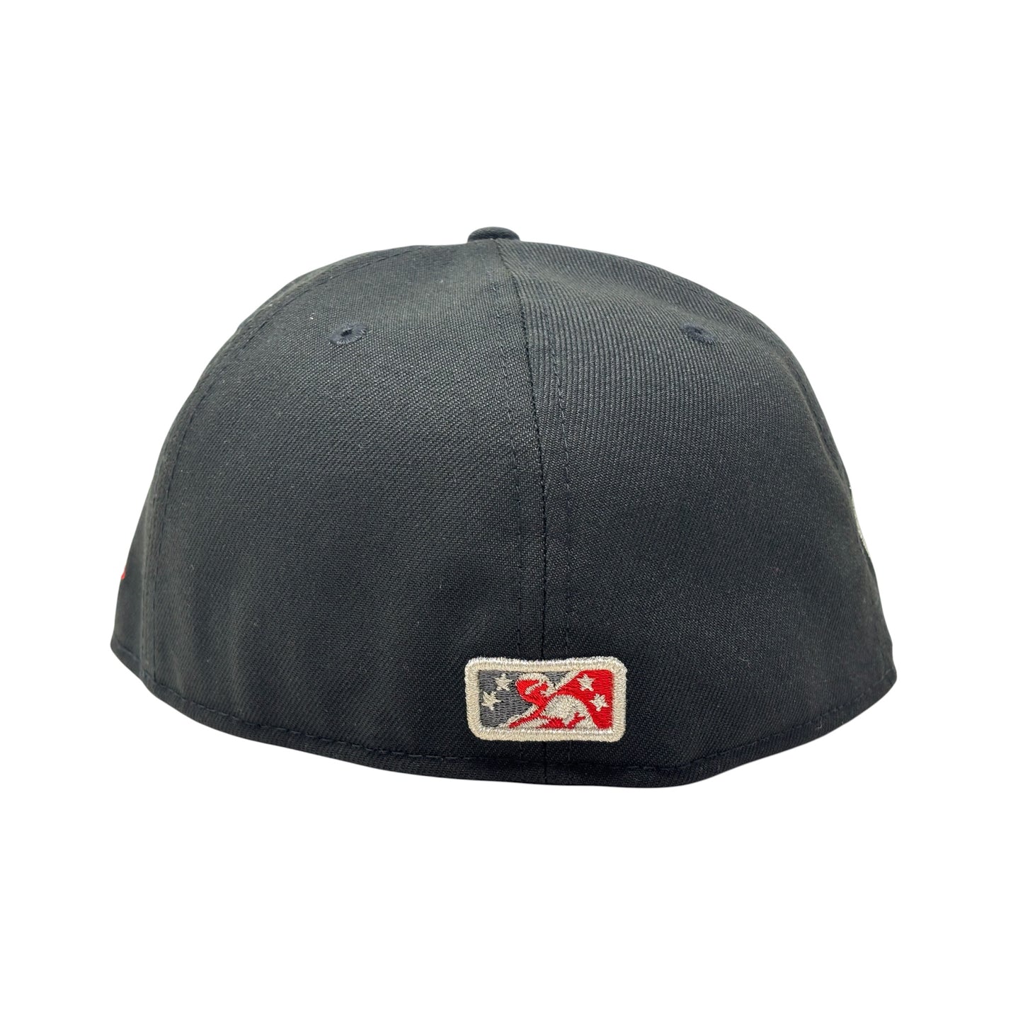 Kinston Indians Carolina League Minor League 59Fifty New Era Fitted hat-Black