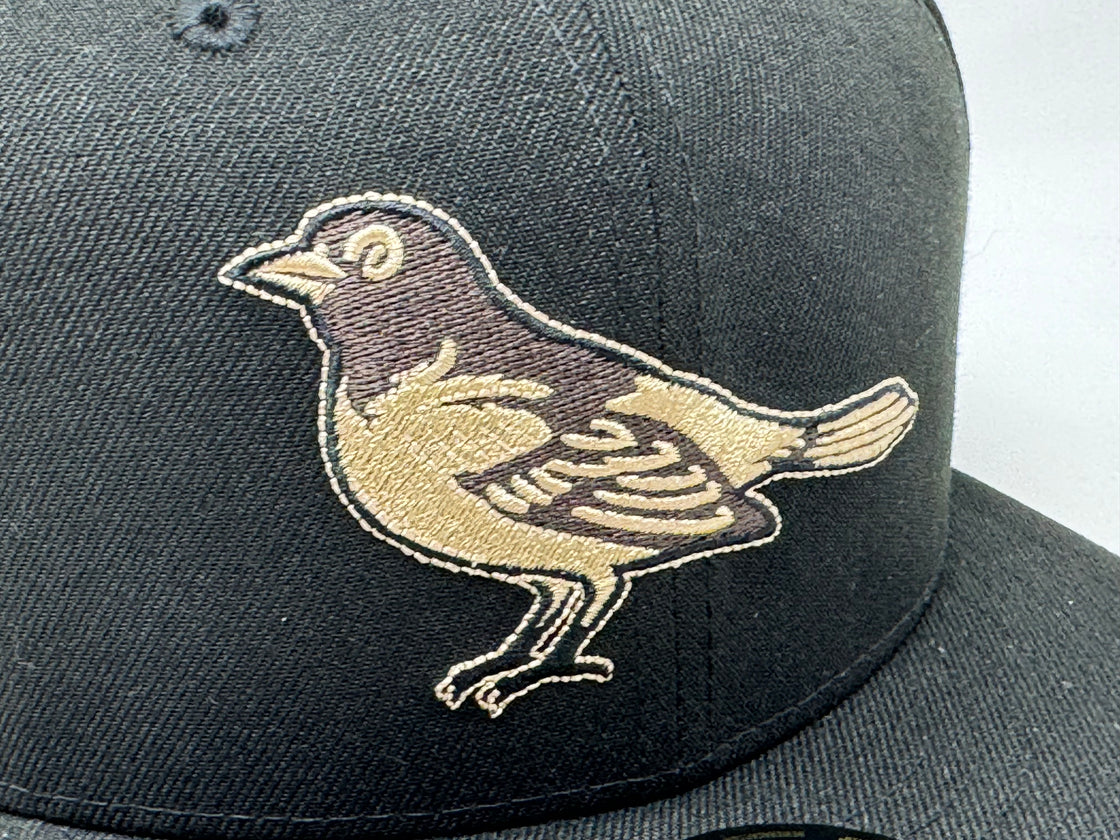 Baltimore Orioles 50th Anniversary Black 5950 New Era Fitted Hat