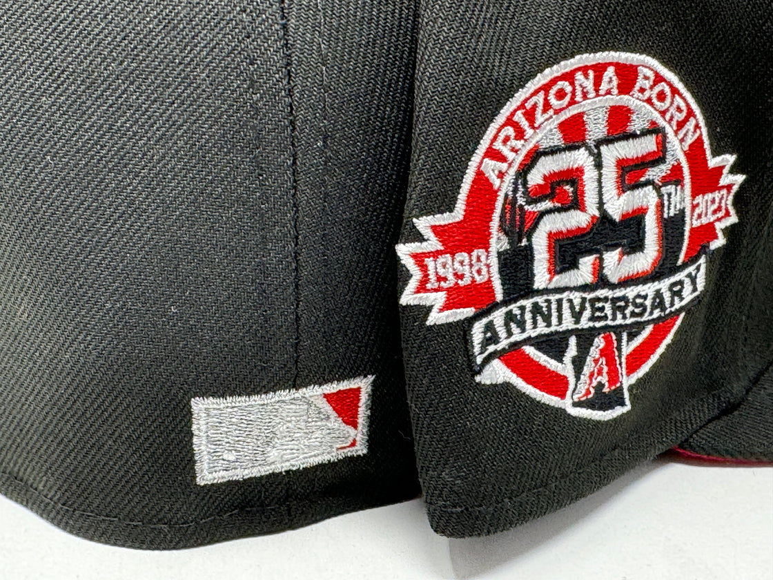 Arizona Diamondbacks 25th Anniversary Gray Brim New Era Fitted Hat