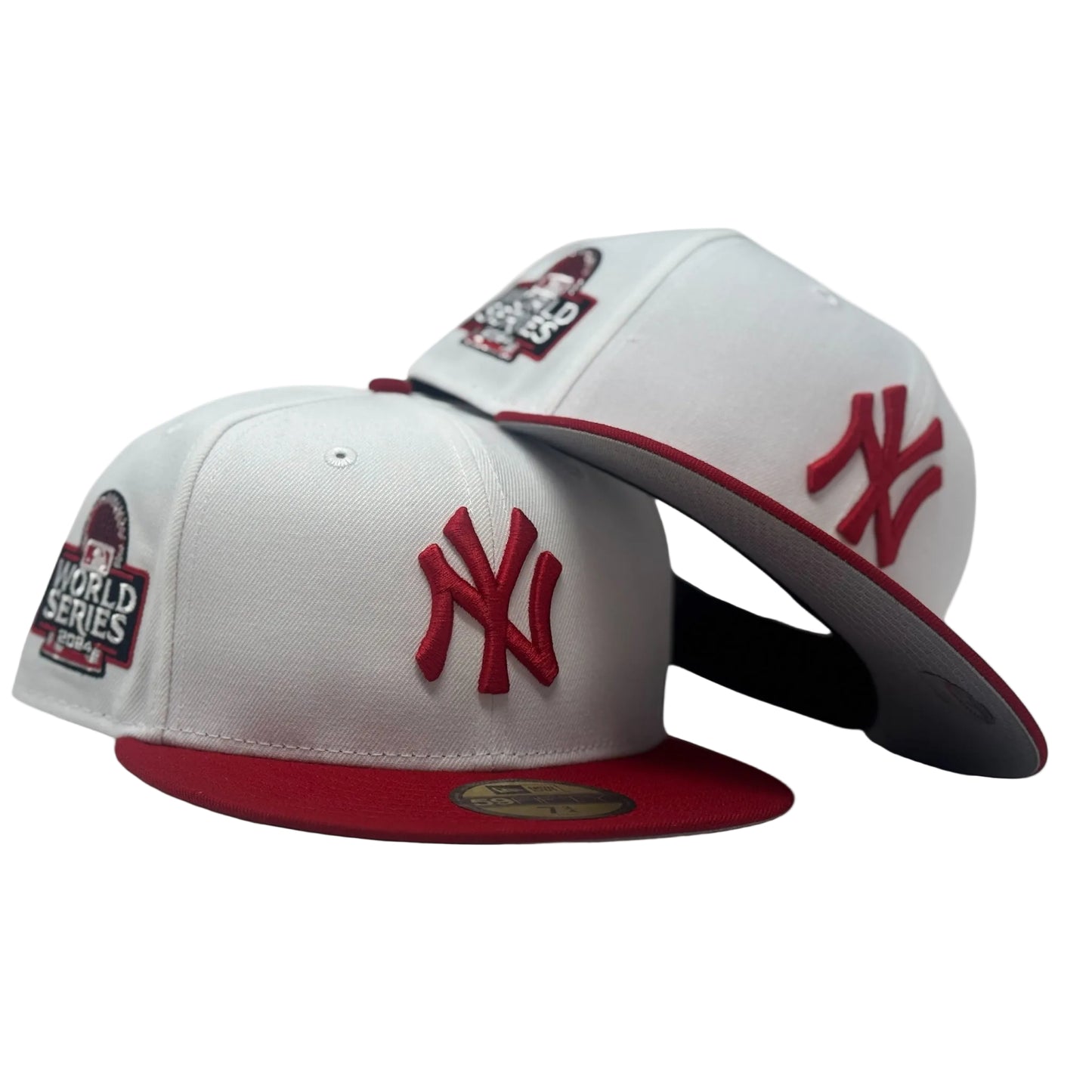 New York Yankees 2024 World Series Fitted Hats-White Red
