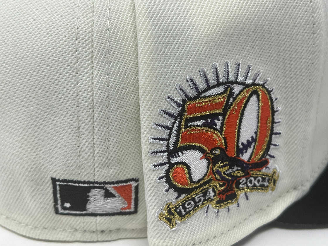 Baltimore Orioles 50th Anniversary NFL Crossover 5950 New Era Fitted Hat