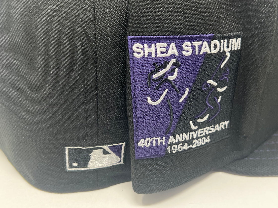 New York Mets Shea stadium gray Brim New Era Fitted Hat