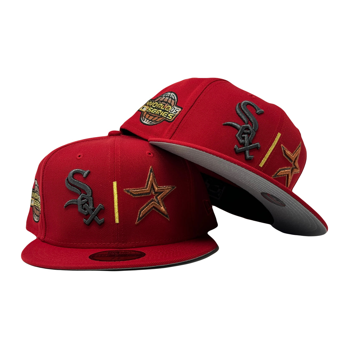Chicago White Sox VS Houston Astros 2005 World Series Red 59Fifty New Era Fitted Hat