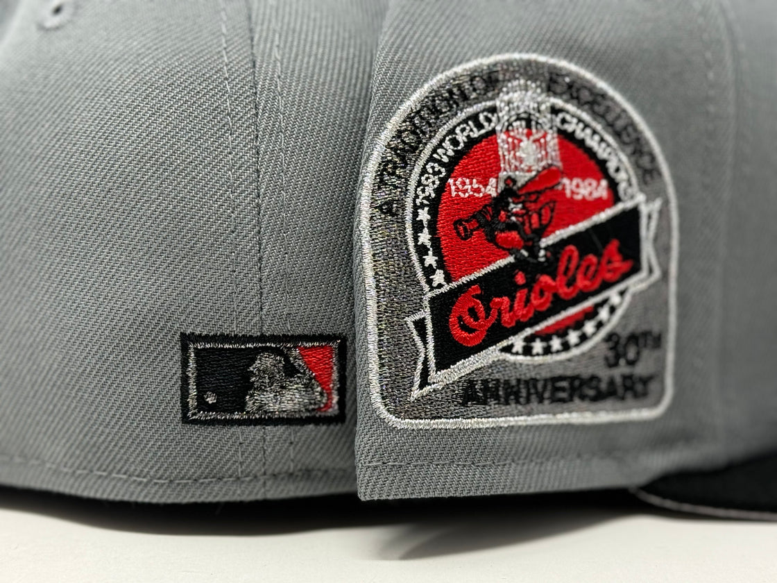 Baltimore Orioles 30th Anniversary Mascot logo 59Fifty New Era Fitted Hat