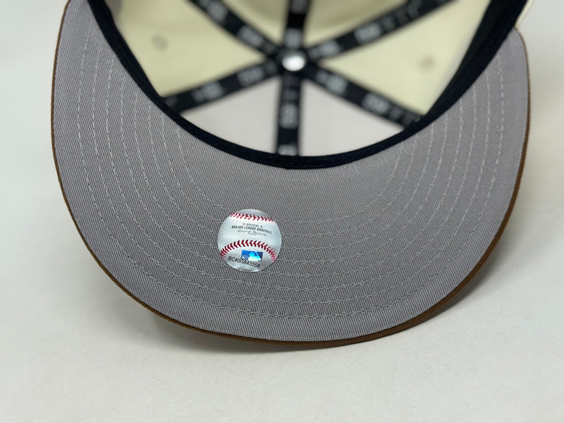 Colorado Rockies 30th Anniversary Coors Field 59Fifty Fitted Hats-Chrome Peanut