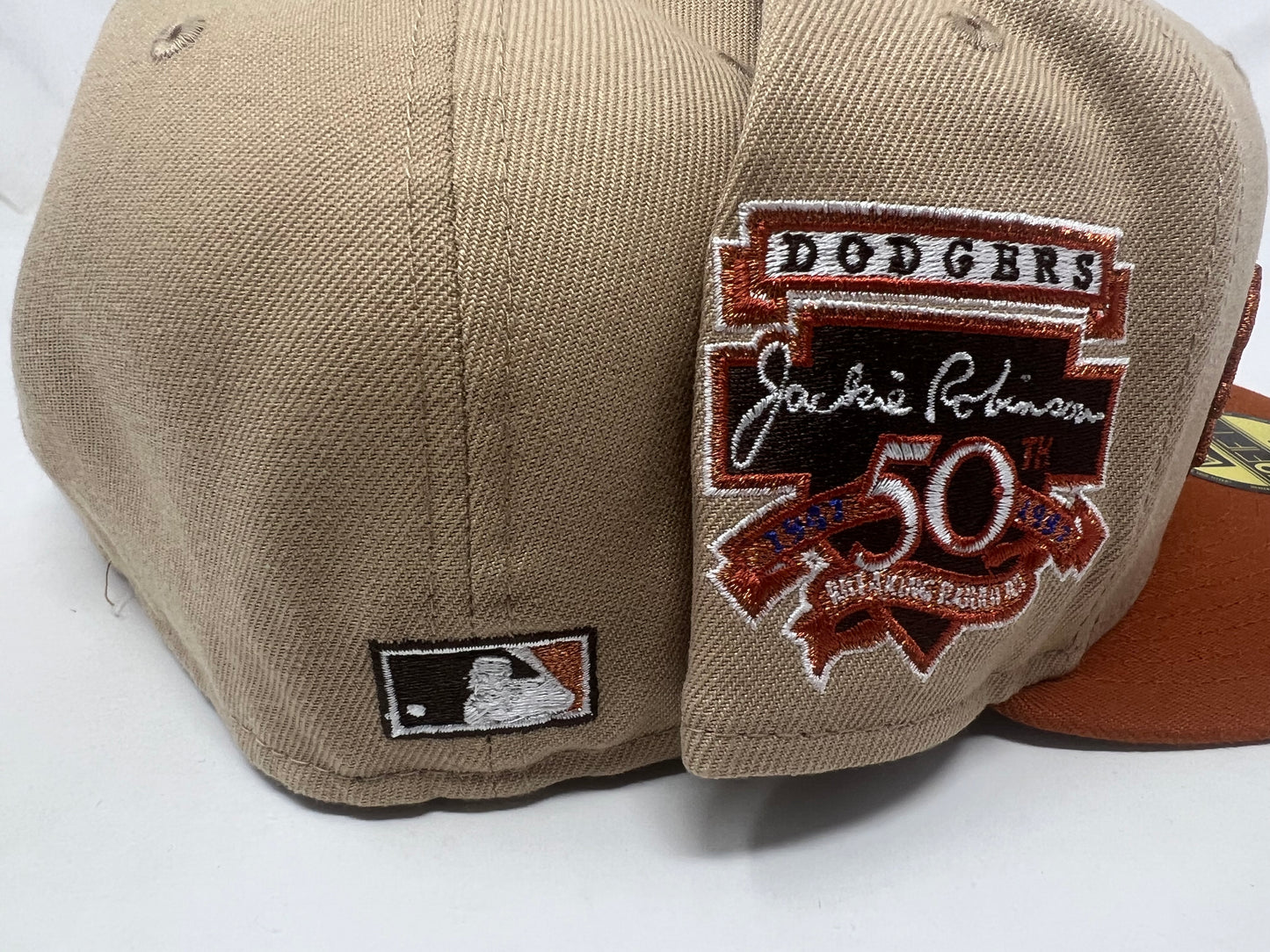 LA Dodgers Jackie Robinson 50th Anniversary New Era Fitted Hat