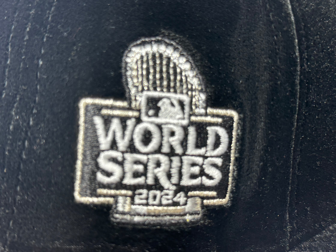 New York Yankees 2024 World Series Black Velvet Fitted Hats