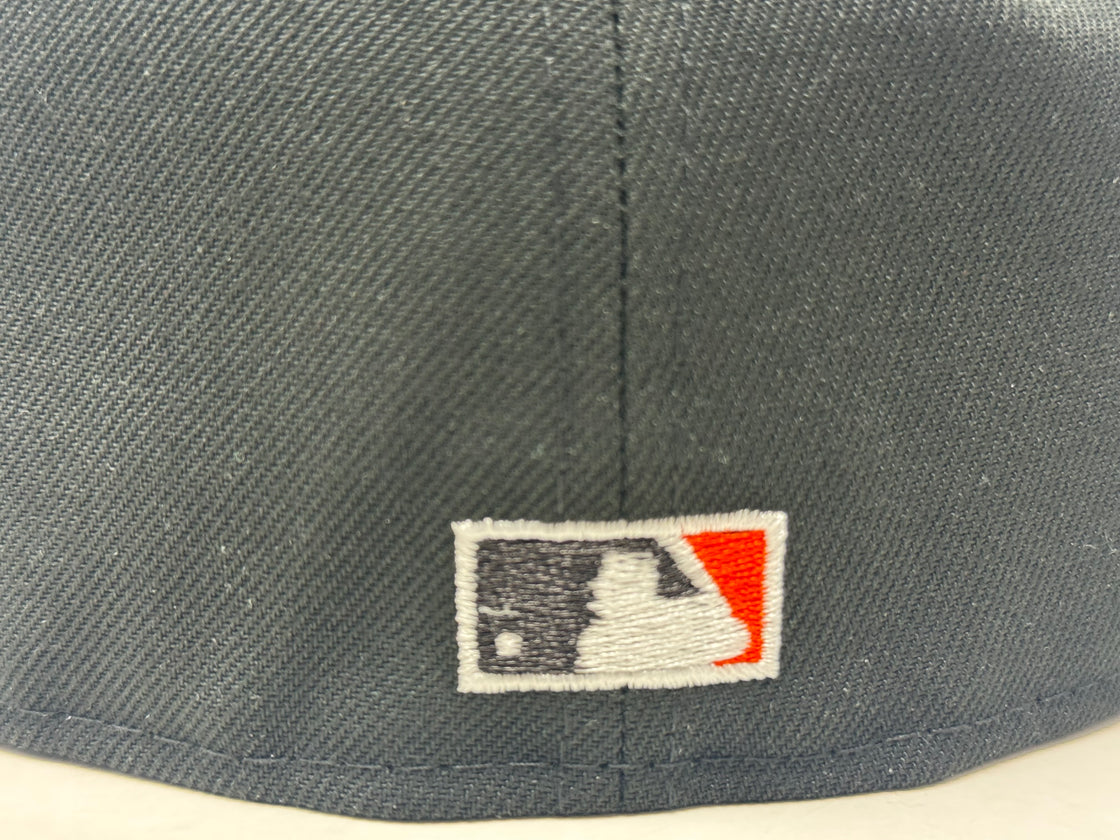 New York Mets 1969 World Series Apple Logo Fitted Hat-Black