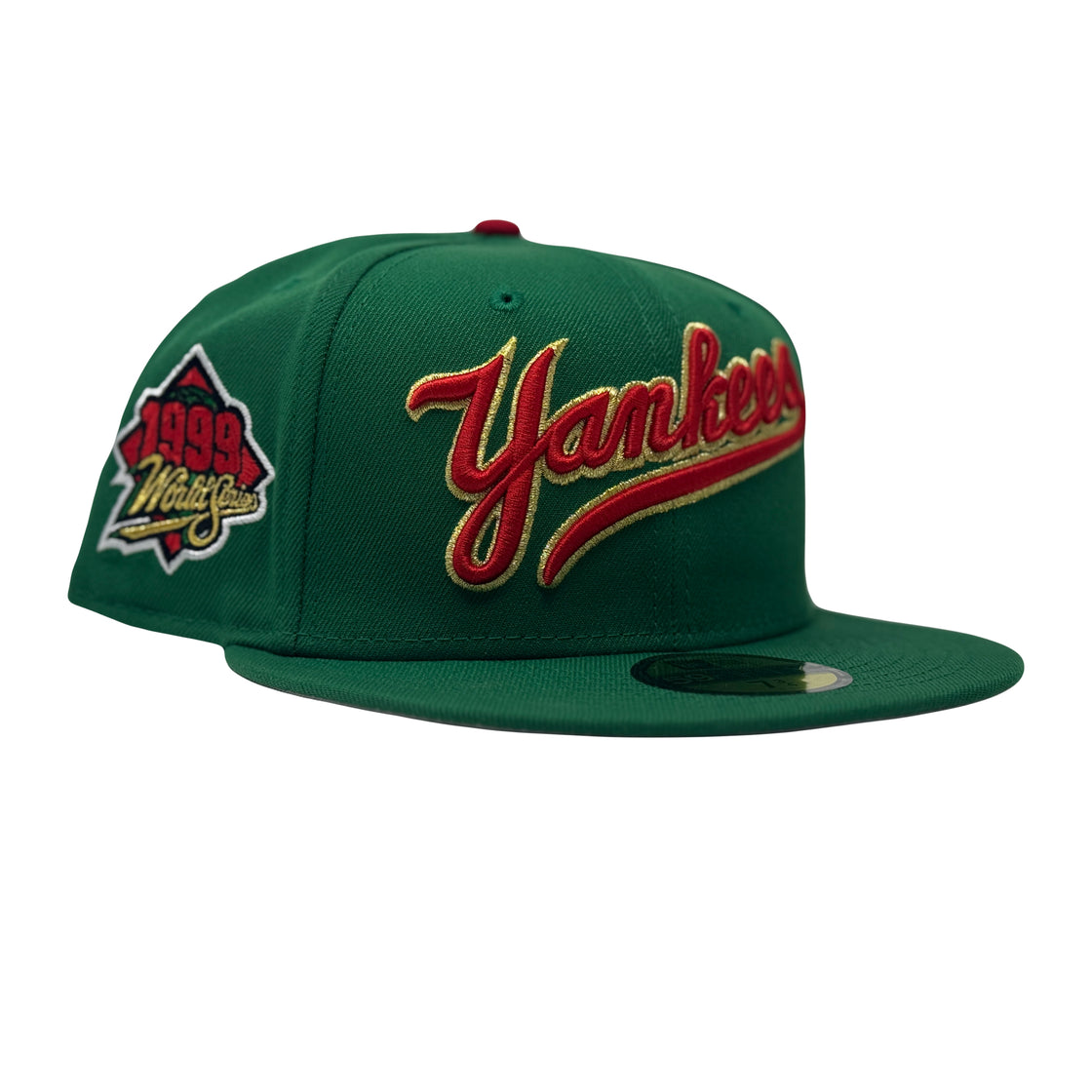 New York Yankees 1999 World Series Xmas Pack Green Fitted Hat