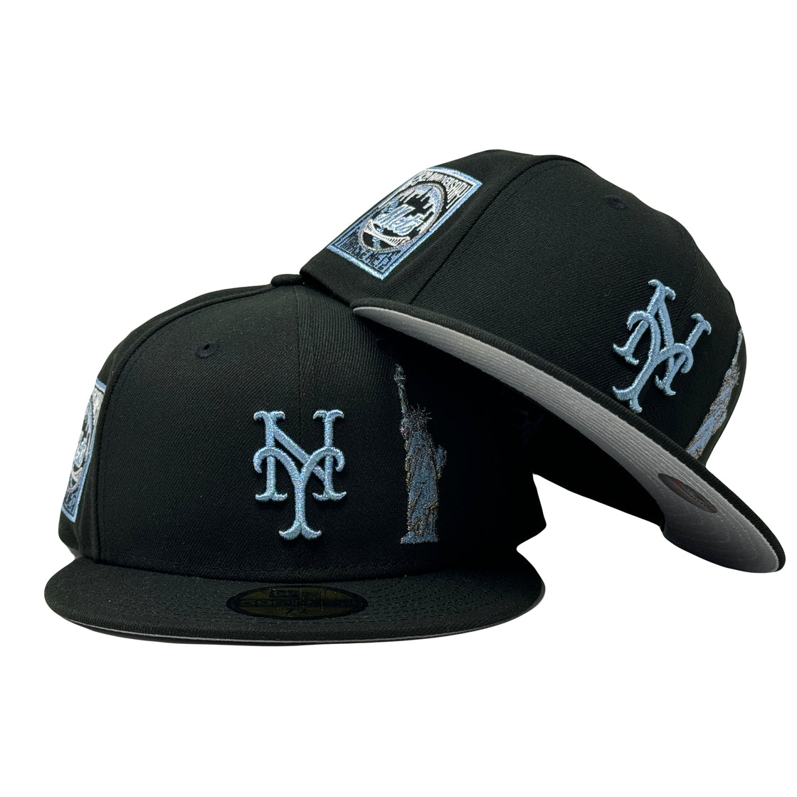New York Mets 25th Anniversary Statue of Liberty Black 59Fifty New Era Fitted Hat