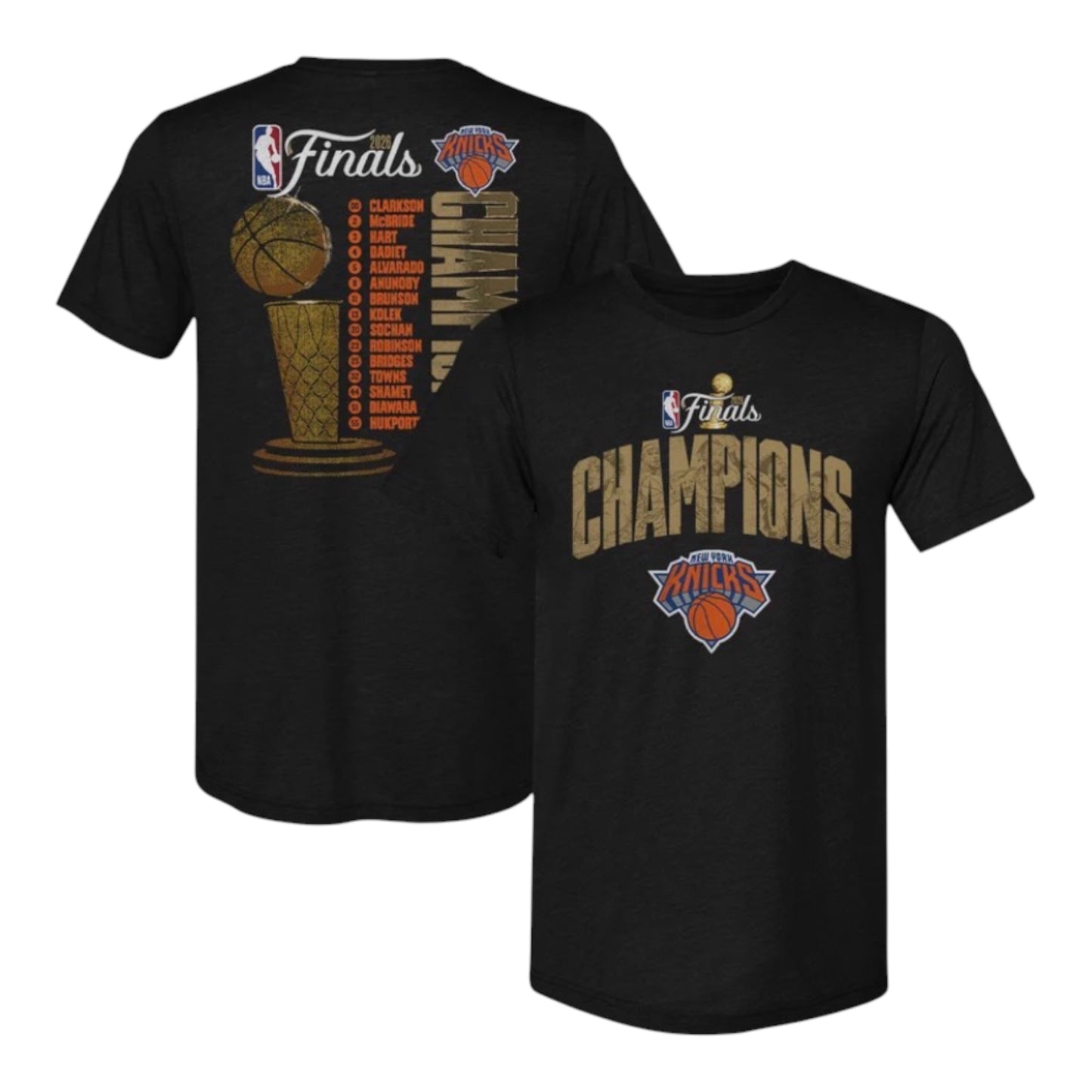 New York Knicks NBA Finals 2026 Champions Roster F&B