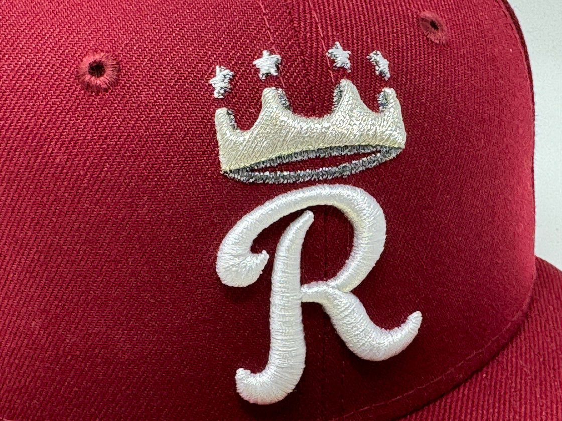 Kansas City Royals 1985 World Series Champions Burgundy 59Fifty New Era Fitted Hat