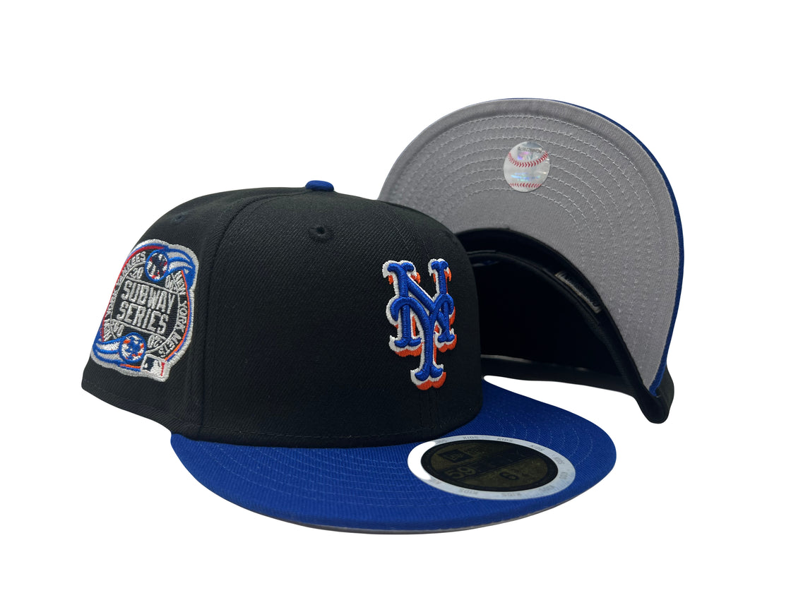 Black Royal New York Mets Subway Series 5950 New Era fitted Hat.