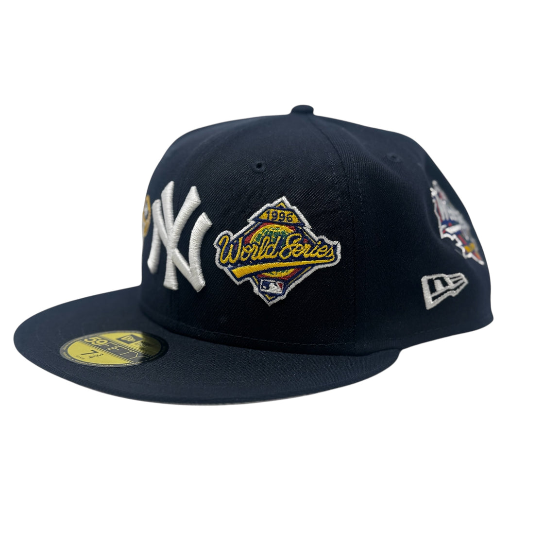 New York Yankees 27X Champions Multi Logo Navy Blue Fitted Hats