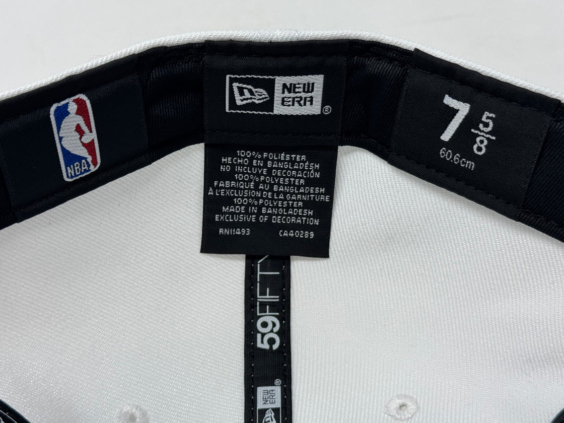 New York Knicks 1946 Established Fitted Hats-White Sky Blue