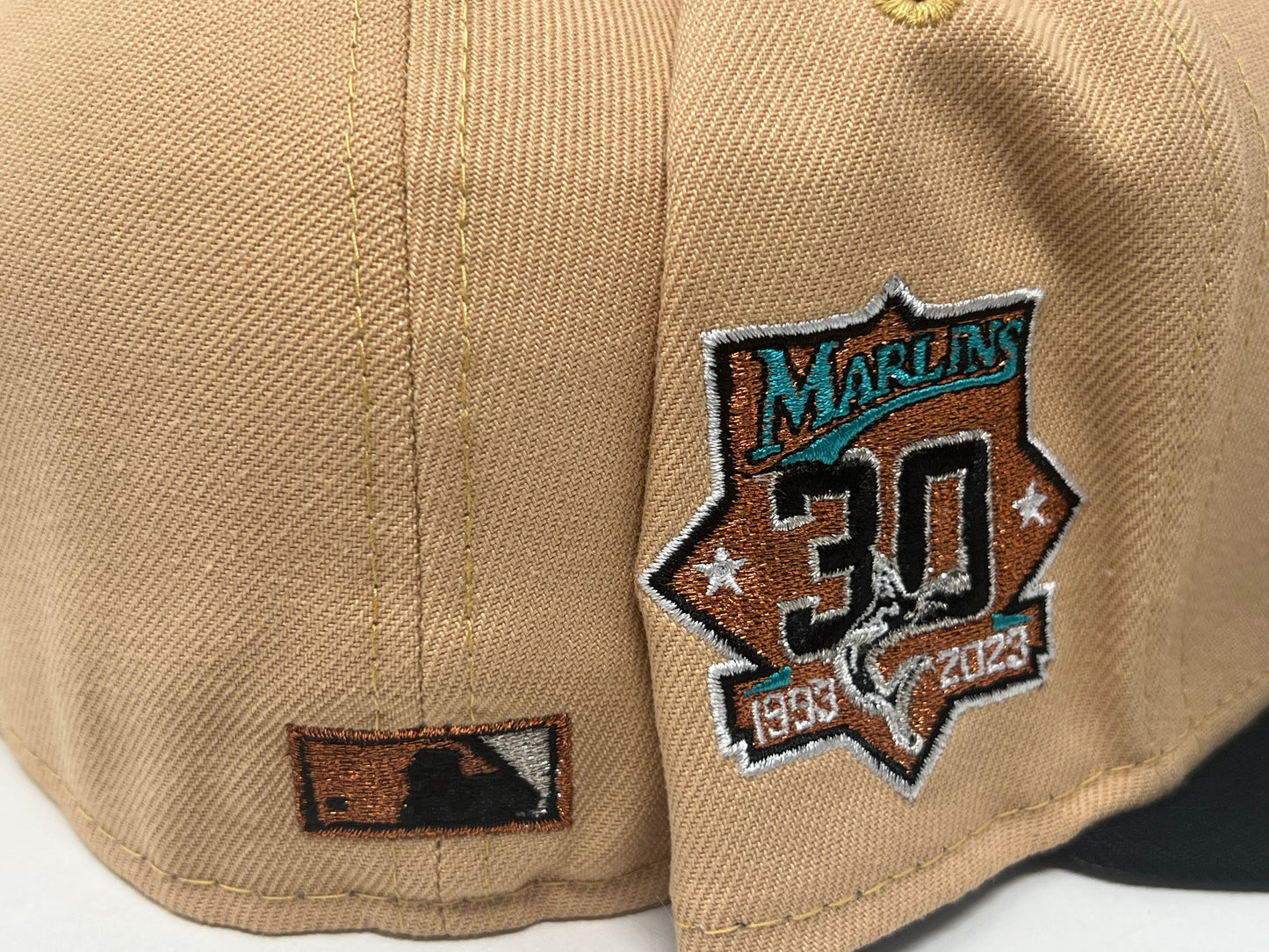 Blush Color Florida Marlins 30th Anniversary New Era Fitted Hat